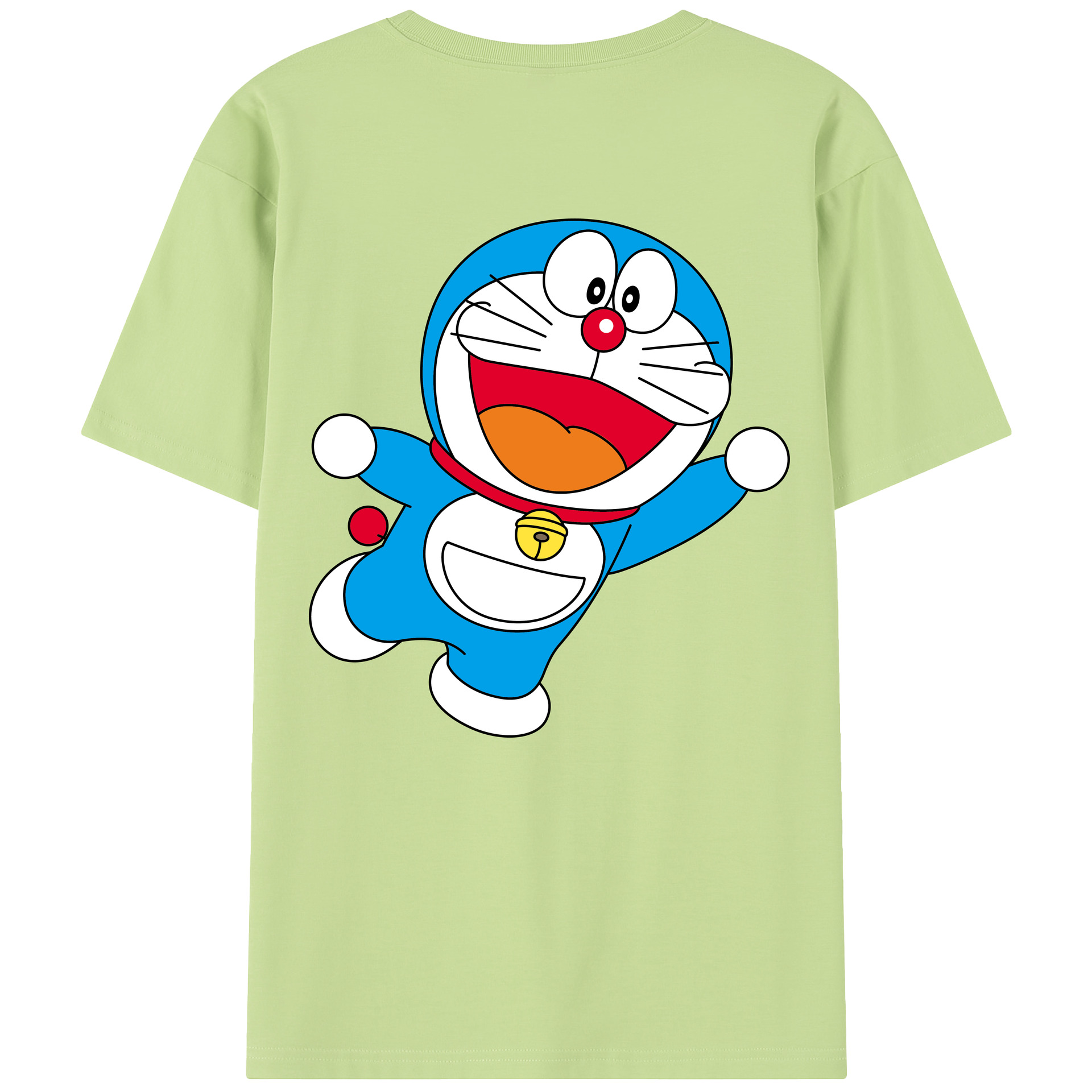 （画像用） ドラえもん Doraemon 綿100％半袖Tシャツ（背面プリント）